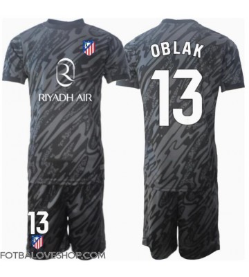 Atletico Madrid Jan Oblak #13 Brankářské Dětské Domácí Dres 2024-25 Krátký Rukáv (+ trenýrky)